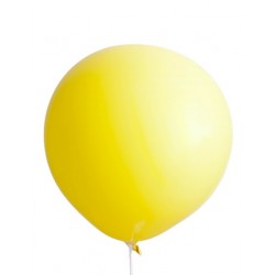 Ballon de Baudruche Opaque Géant Jaune