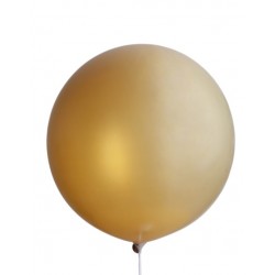 Ballon de Baudruche Géant Métallique Or