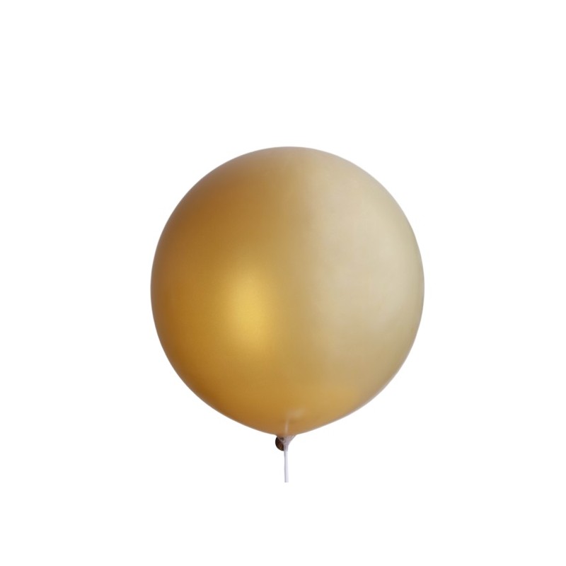 Ballon de Baudruche Géant Métallique Or