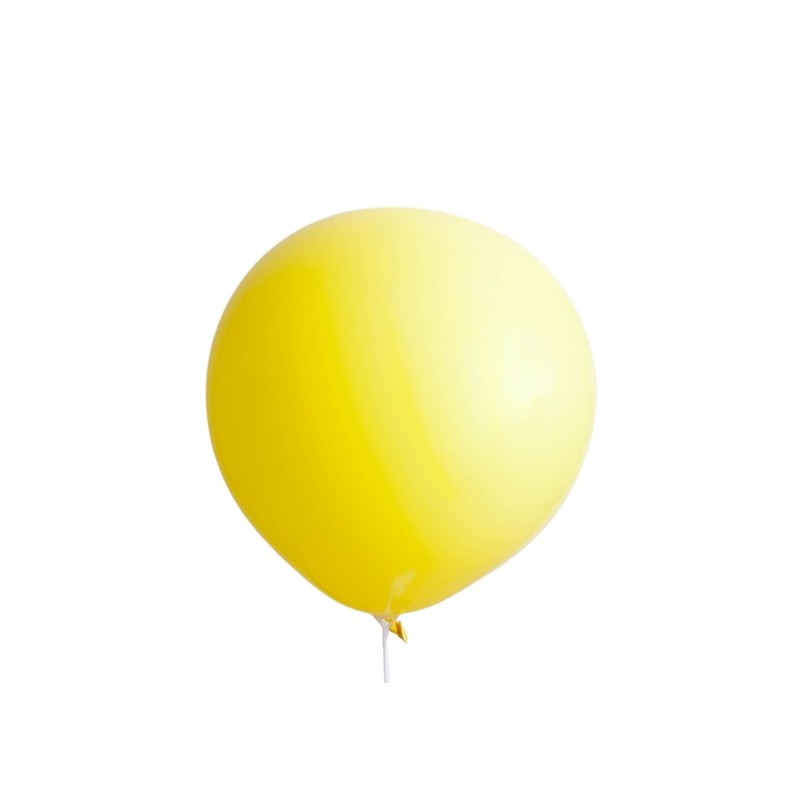 Ballon de Baudruche Opaque Géant Jaune