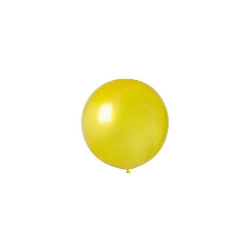 Ballon de Baudruche Opaque Géant Jaune