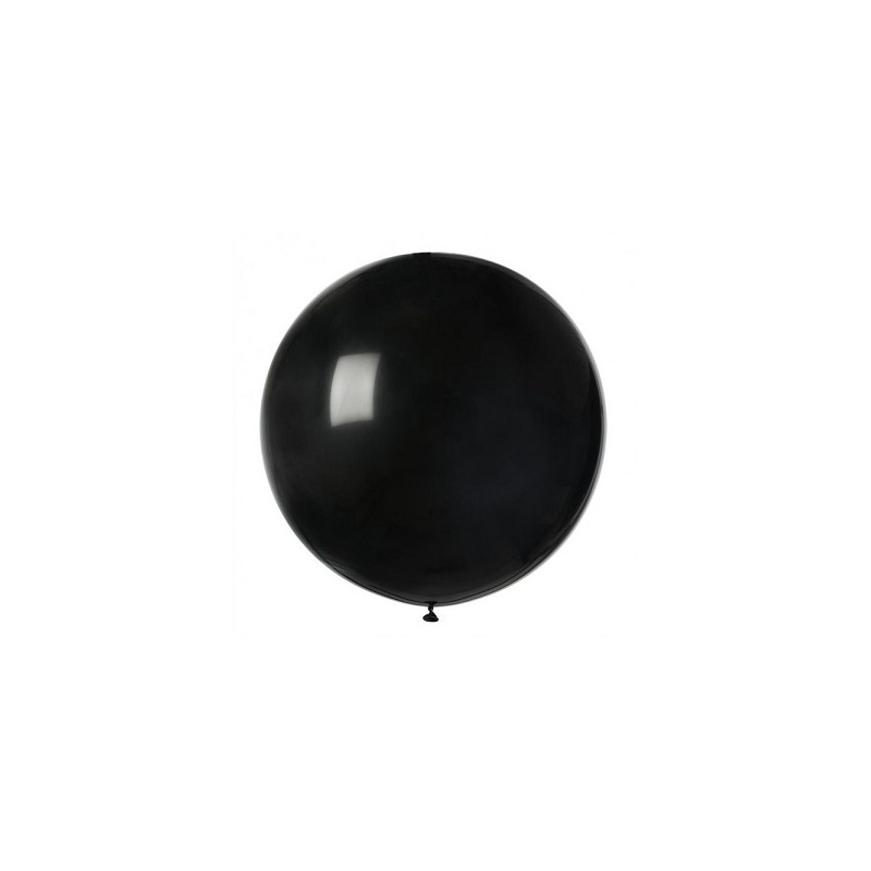 Ballon de Baudruche Géant Noir Métal