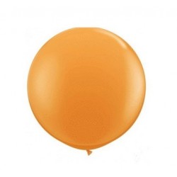 Ballon de Baudruche Géant Orange Métal