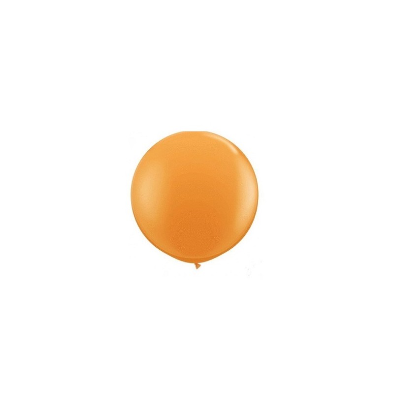 Ballon de Baudruche Géant Orange Métal