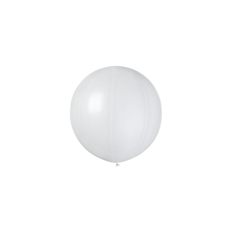 Ballon de Baudruche Géant Métallique Blanc