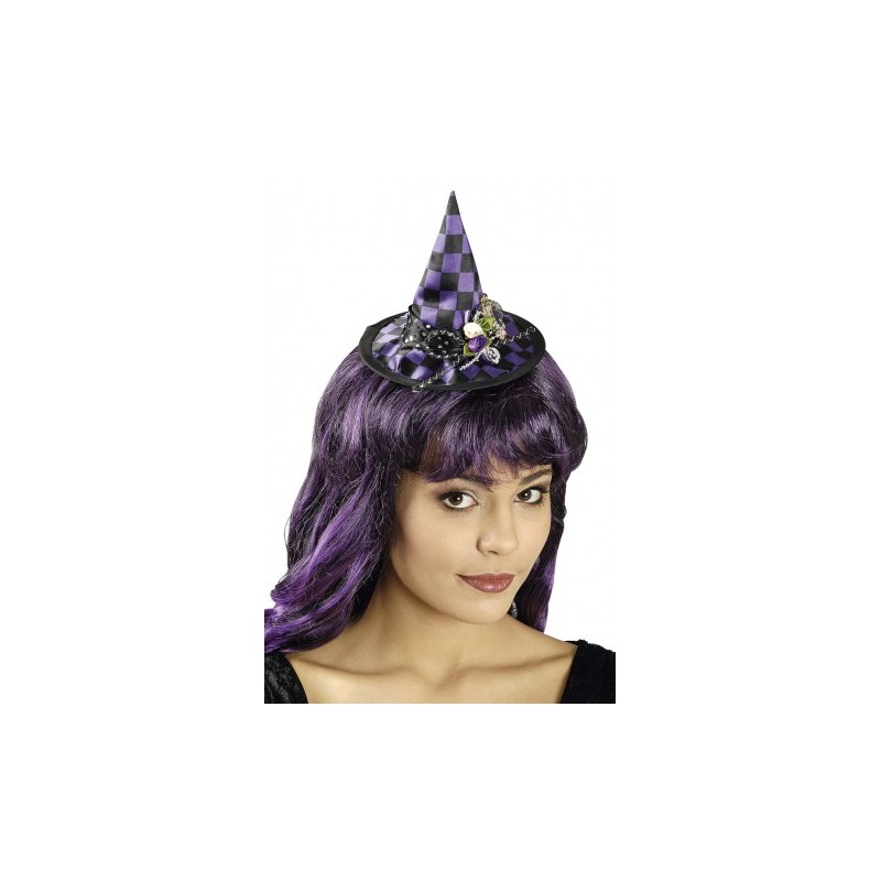 Mini Chapeau de Sorcière Violet