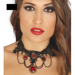 Collier de Vampire avec Rubis