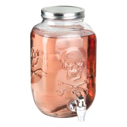 Fontaine Mason Jar Tête de Mort 3,5 Litres