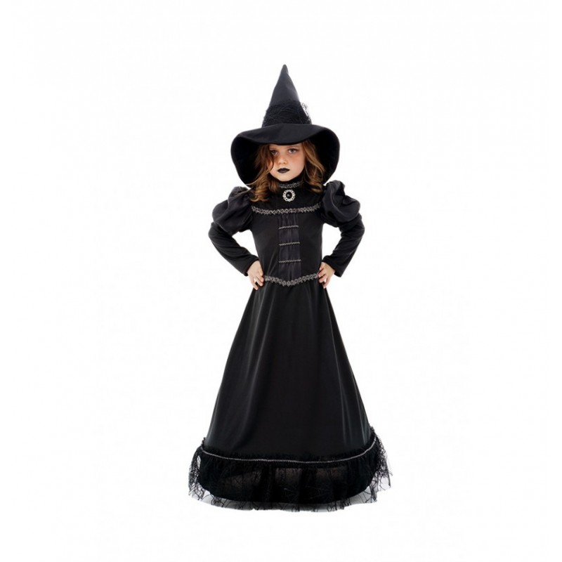 Costumes d'Halloween de Sorcière pour Enfants, Cape de Magicien