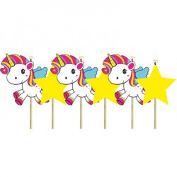 Bougies Anniversaire Licorne