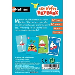 Jeux de cartes Les P'tits Bateaux - Nathan