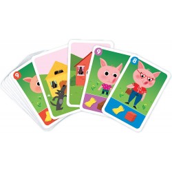 Jeu de Cartes Les 3 Petits Cochons - Nathan