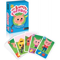 Jeu de Cartes Les 3 Petits Cochons - Nathan