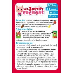 Jeu de Cartes Les 3 Petits Cochons - Nathan