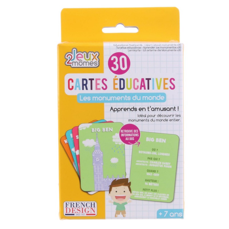 Cartes Educatives - Les Monuments du Monde