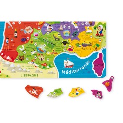 Puzzle Magnétique Les Régions de France - Janod