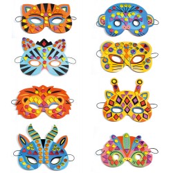 Masques Mosaïques à Décorer - Djeco