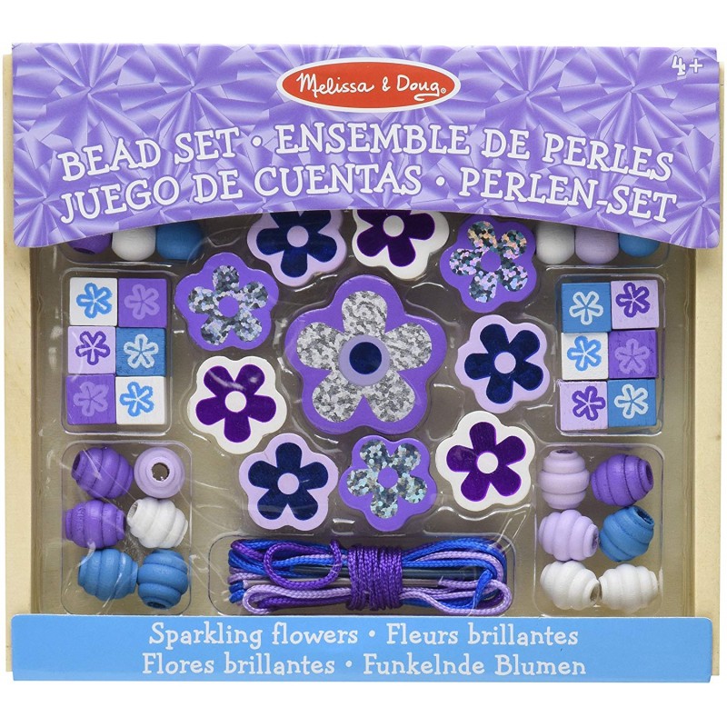 Perles en Bois Fleurs Brillantes - Melissa And Doug