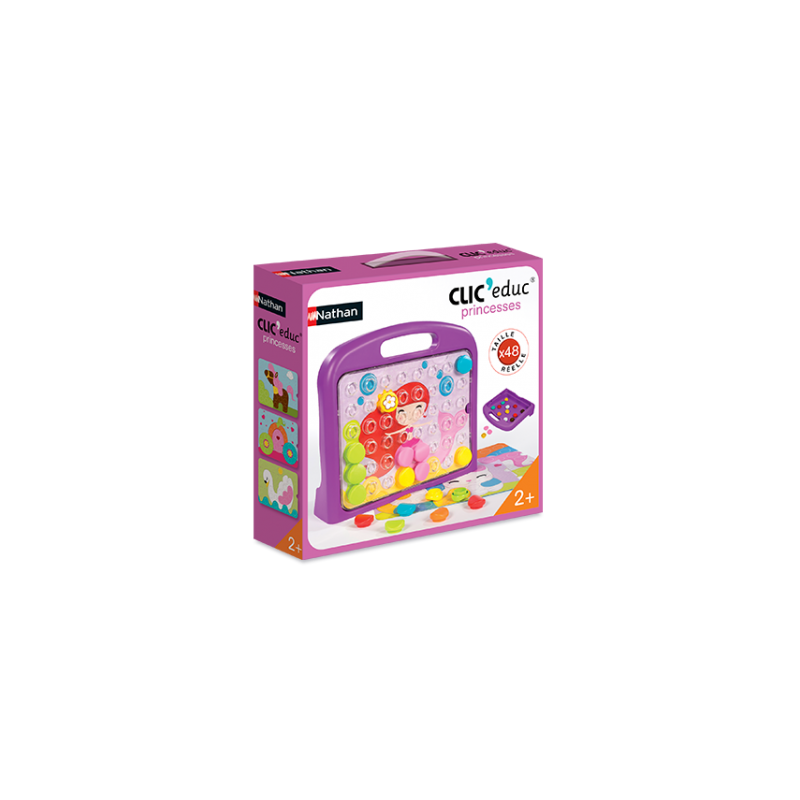 Nathan Clic Educ Princesses - Coti-jouets: Jouets en bois, Jouets d'éveil