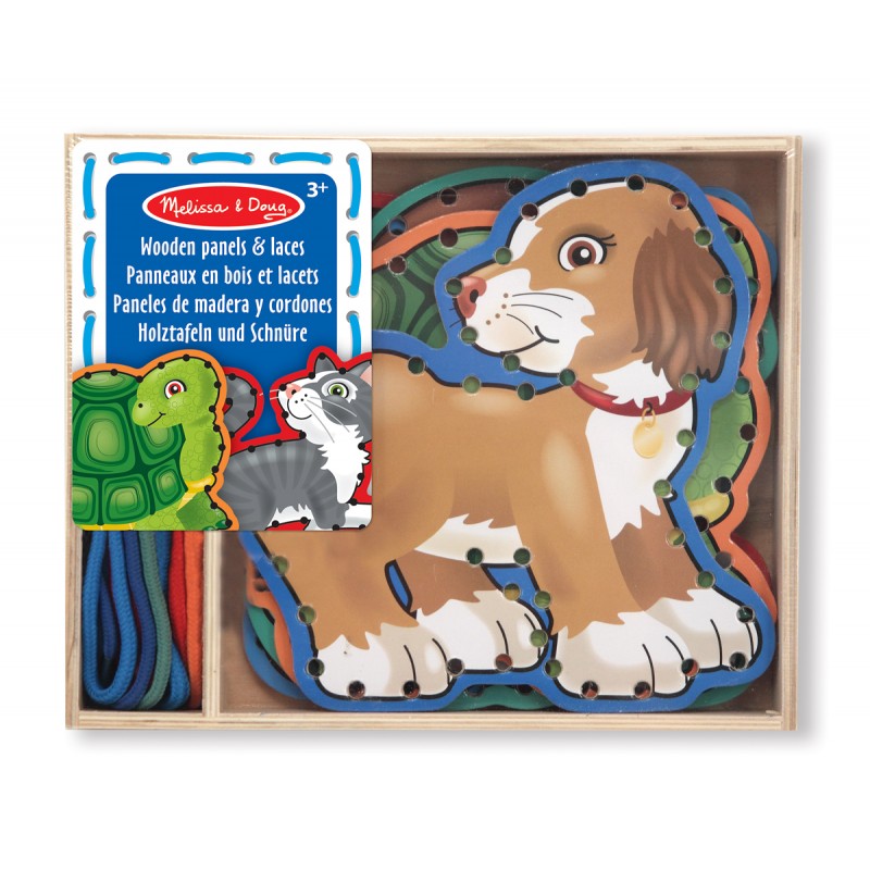 Animaux Familliers A Lacer - Melissa And Doug