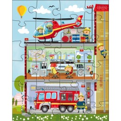 Puzzles Pompier 24 Pièces - Haba