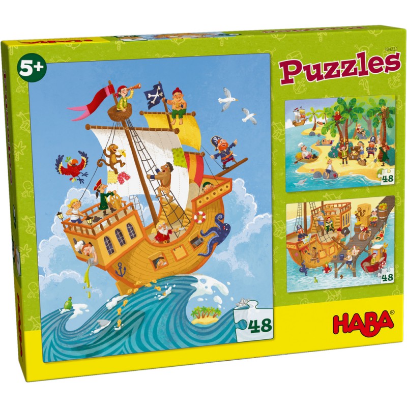 Puzzles Pirates 48 Pièces - Haba