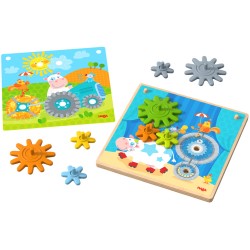 Puzzle Jeu d'Engrenages Animaux En Promenade - Haba