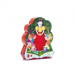 Puzzle Silhouette Blanche Neige 50 Pièces - Djeco