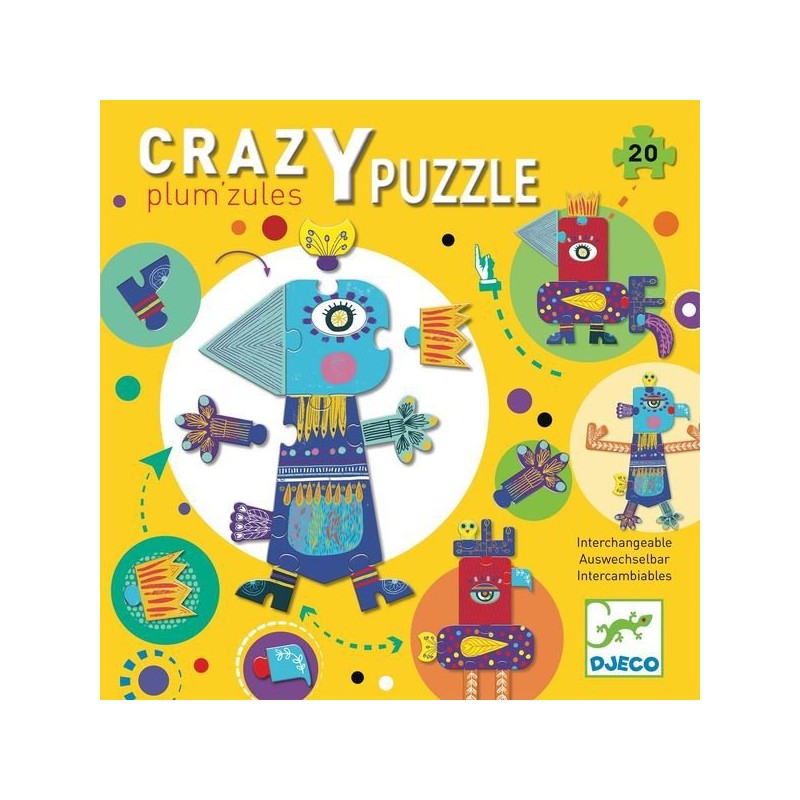 Crazy Puzzle Plum'zules - Djeco