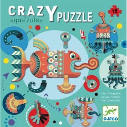 Crazy Puzzle Aqua'zules - Djeco