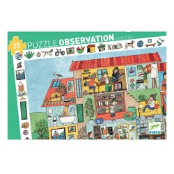 Puzzle d'Observation La Maison 35 Pièces - Djeco