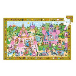 Puzzle d'Observation Princesses 54 Pièces - Djeco