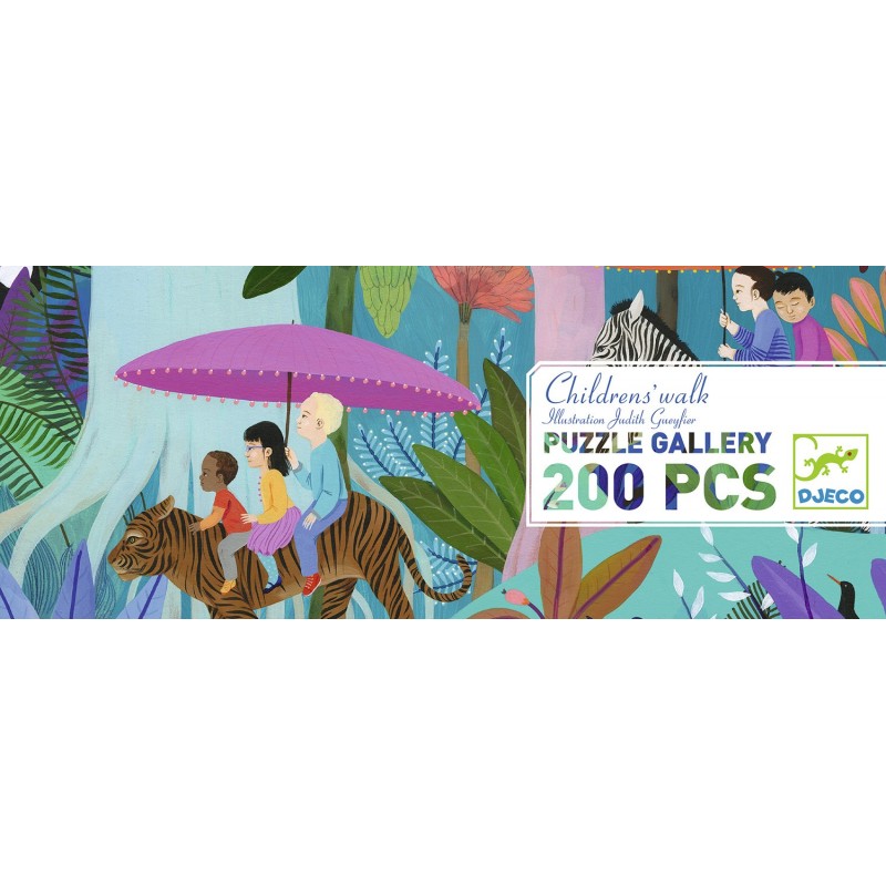 Puzzle Gallery Children's Walk 200 Pièces - Djeco