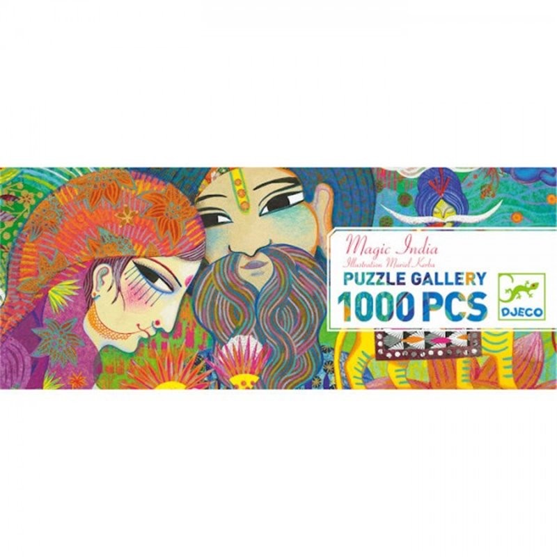 Puzzle Gallery Magic India 1000 Pièces - Djeco