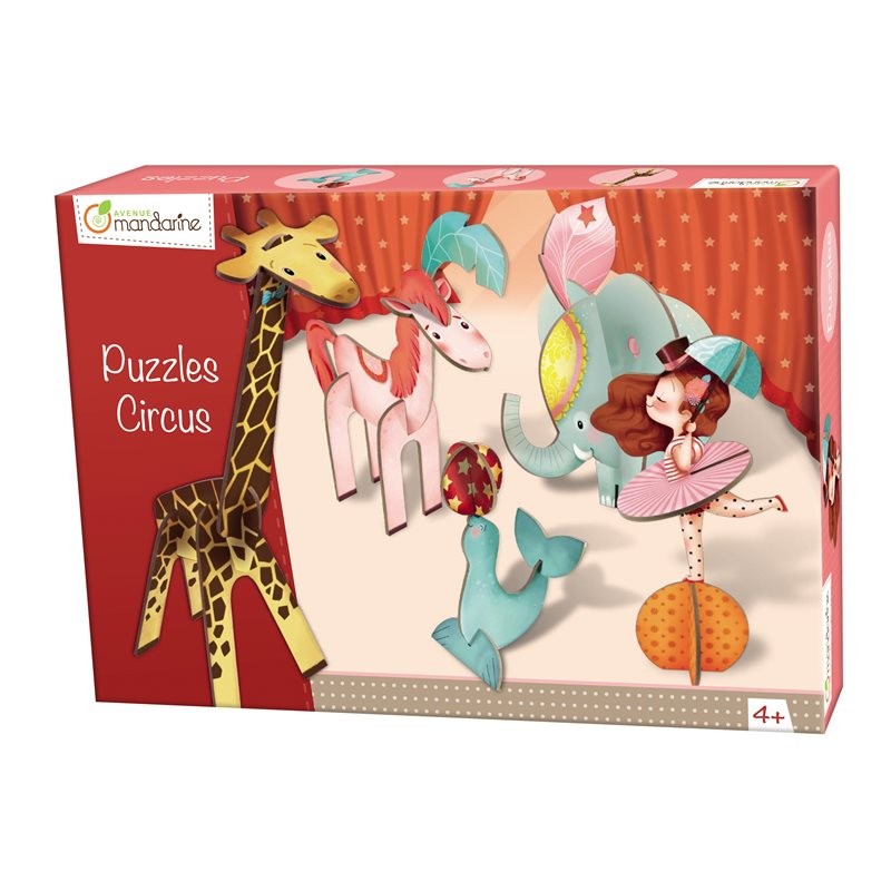 Puzzle en Volume Circus Fille - Avenue Mandarine