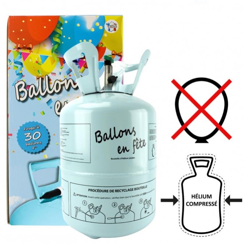 copy of Bouteille d'Hélium 0.25m3 avec 30 ballons