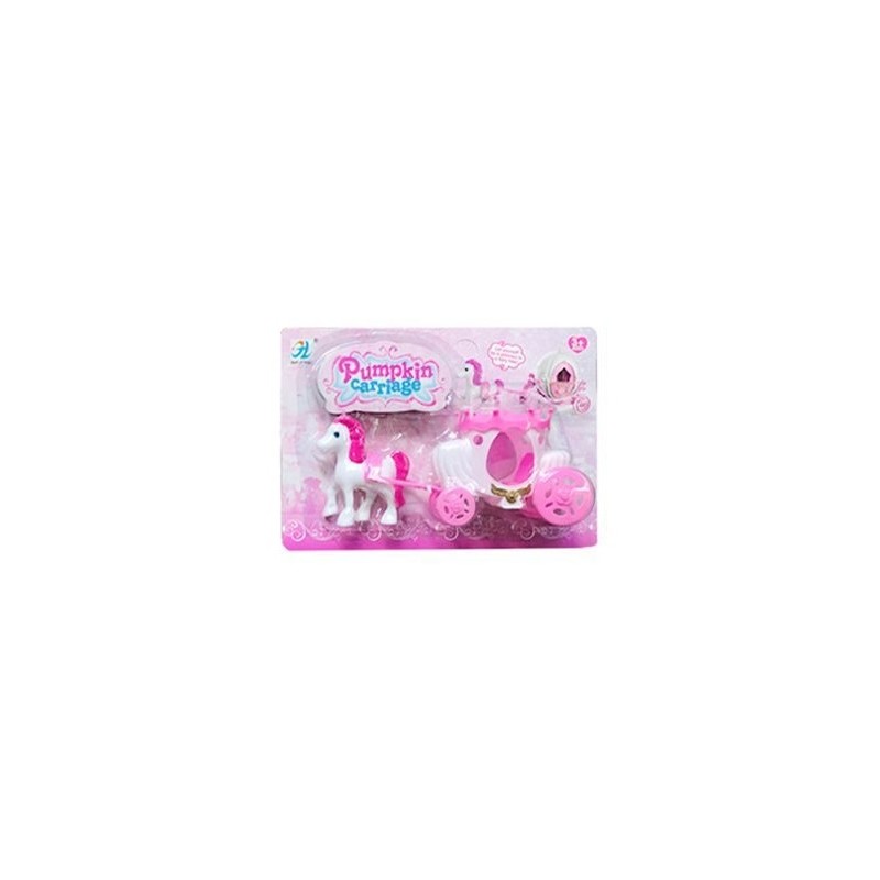 Carrosse Avec Cheval Sur Carte