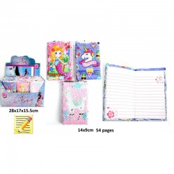 Carnet Intime Paillettes Sequin 54 Pages