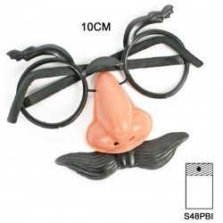 Faux Nez Lunettes + Moustache 10 cm 