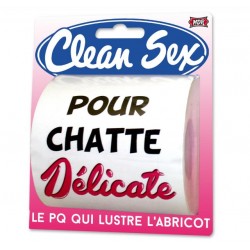 Papier Toilette Humoristique Clean Sex Femme