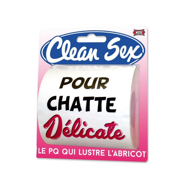 Papier Toilette Humoristique Clean Sex Femme