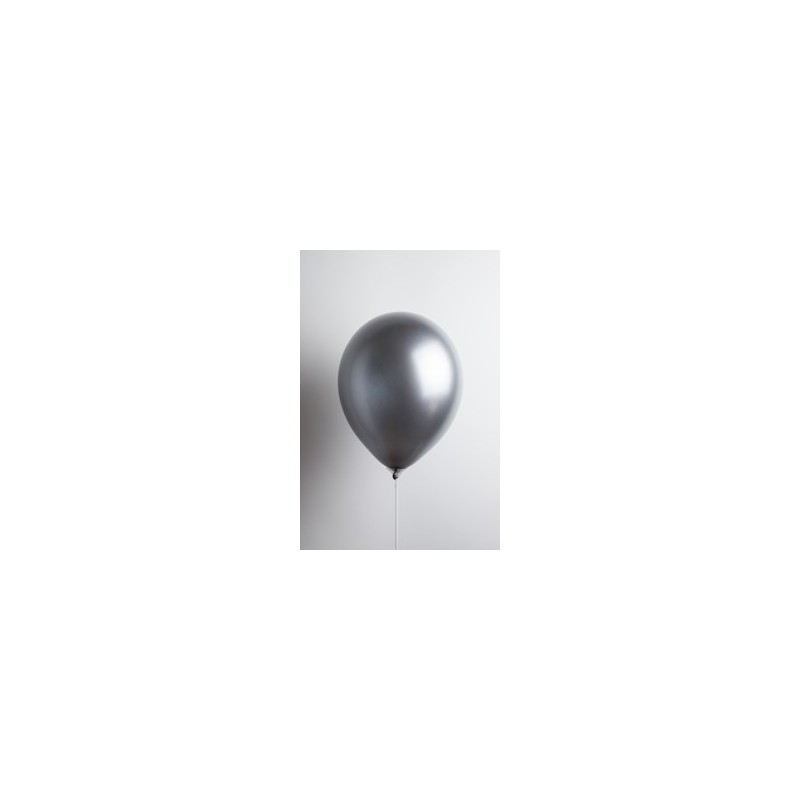 Ballon de Baudruche Platinium Argent 25 Pièces