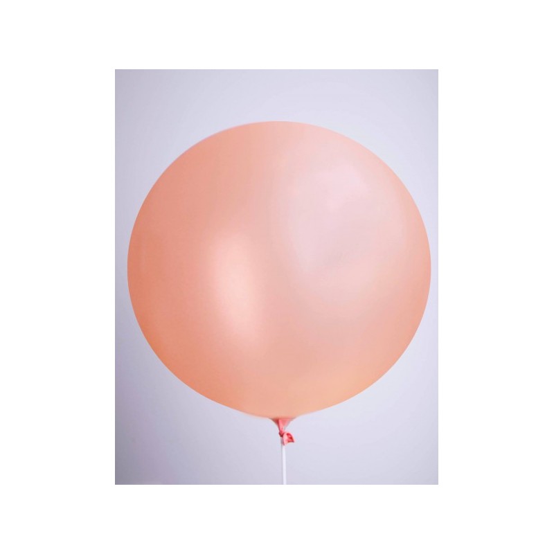 Ballon de Baudruche Géant Métallique Rose Or