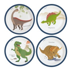 Assiettes Jetables Carton Dinosaures