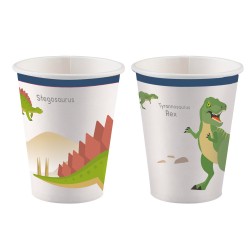Gobelets Jetables Carton Dinosaures