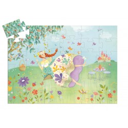 Puzzle Silhouette La Princesse Du Printemps 36 Pièces - Djeco