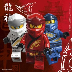 Serviettes en Papier Lego...