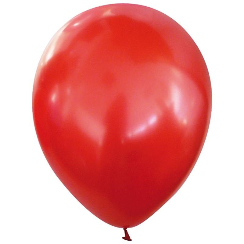 25 Ballons Rouge Métallisés pour vos Fêtes, Anniversaire et Décoration -  Coti-Jouets