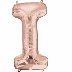 Ballon Lettre Métallique Géant Cuivre I