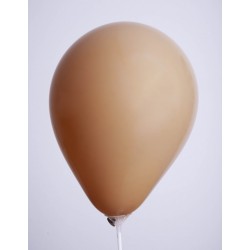 Ballons de Baudruche Opaques Sienne 25 Pièces